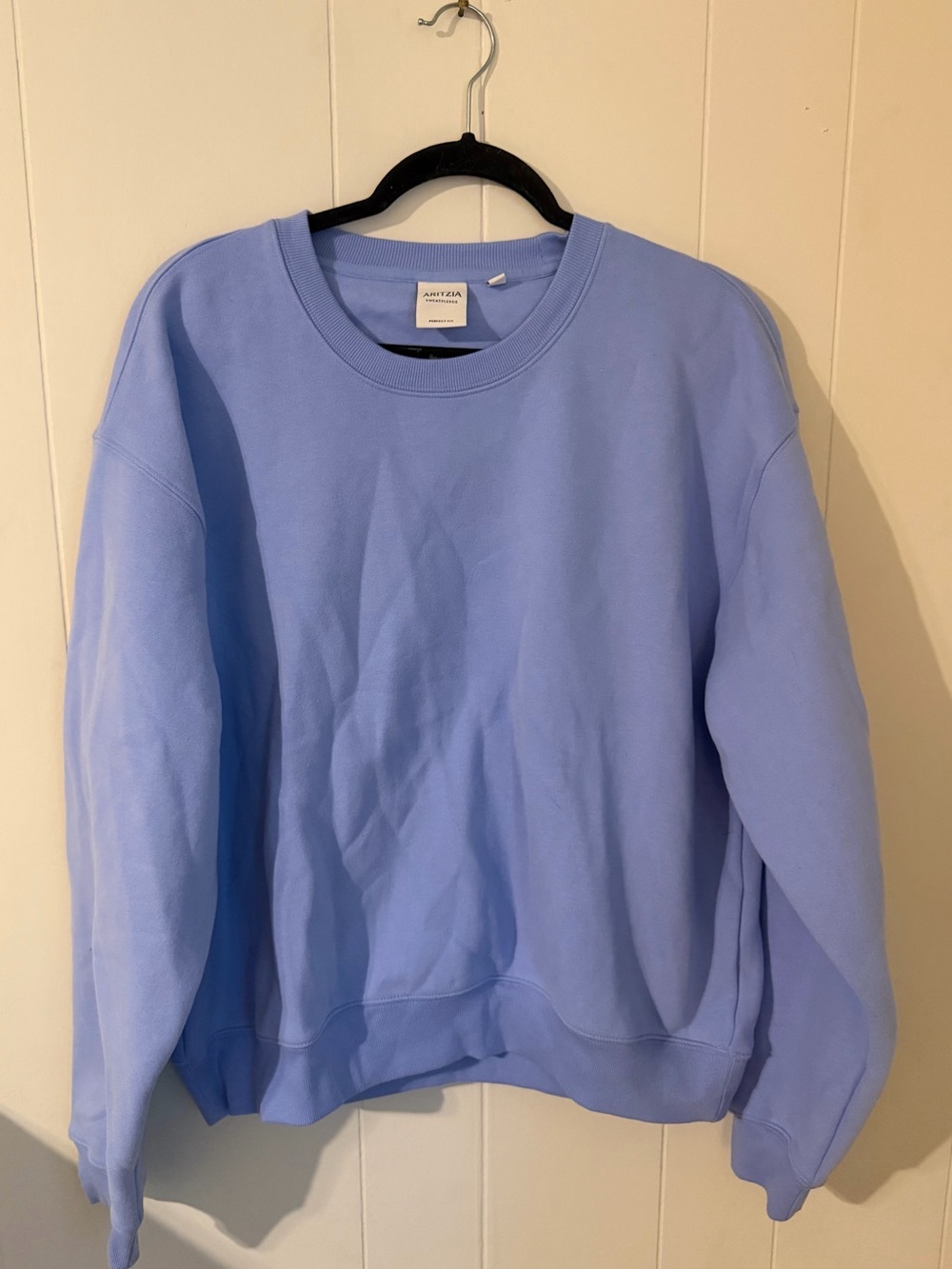 Aritzia Periwinkle Blue Relaxed Crewneck Sweatshirt